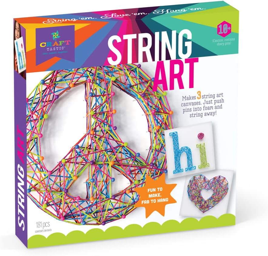 String Art Peace Sign Kit