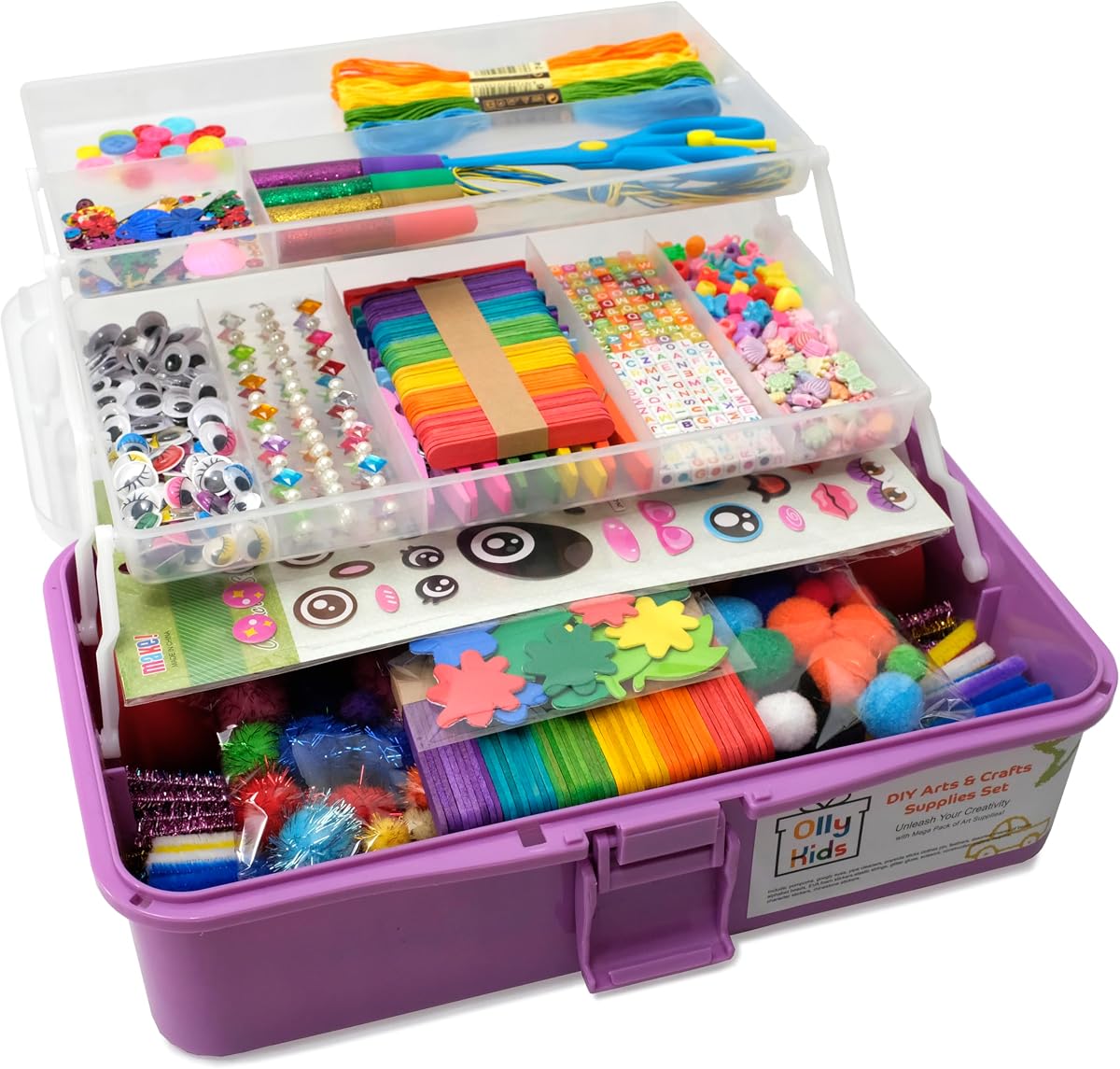 Craft Supplies Box 1000+ Pcs