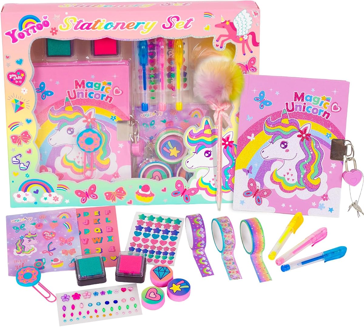 Unicorn Stationery Set