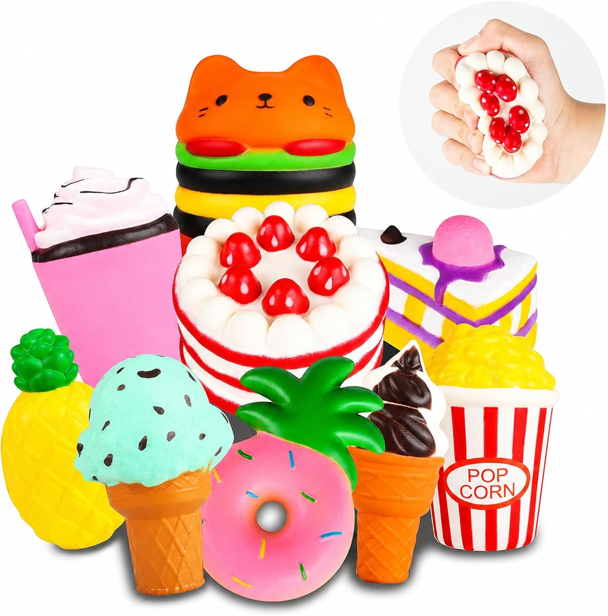 Jumbo Food Squishies 9-Pack
