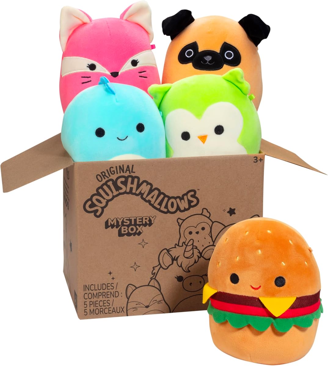 Squishmallows Mystery Box 5-Pack