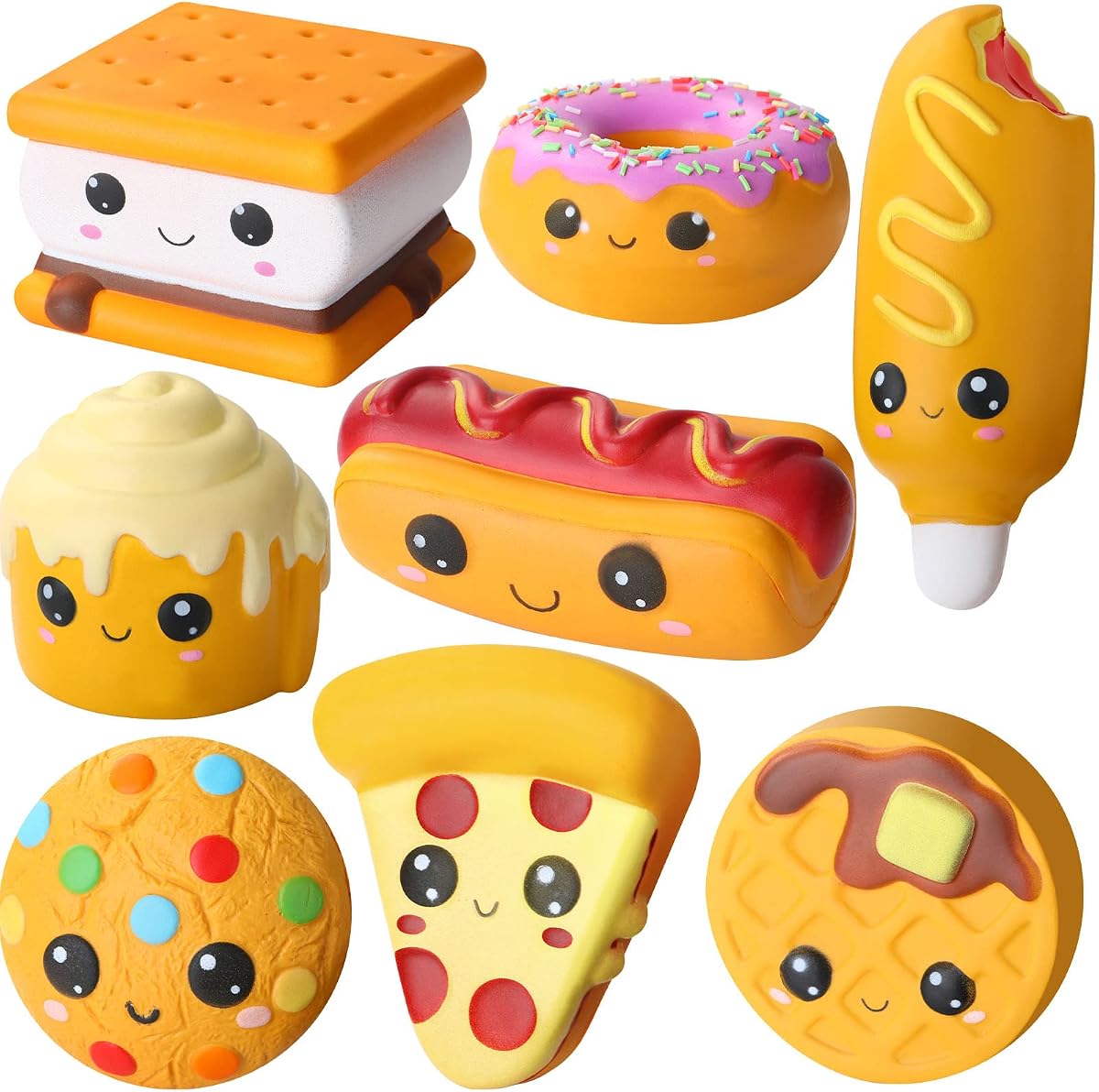 Food Squishy 8-Pack