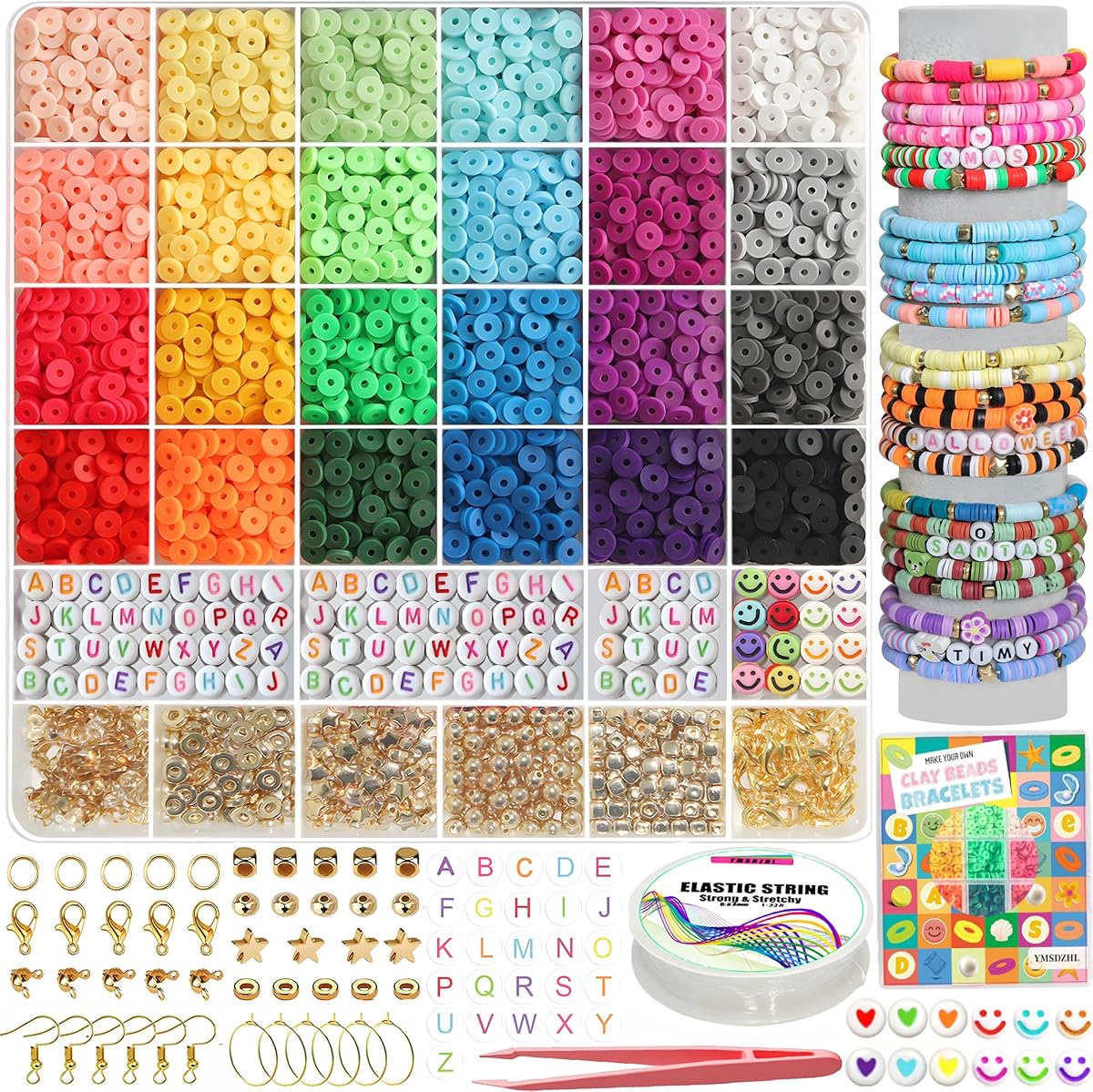 Clay Beads Bracelet Kit