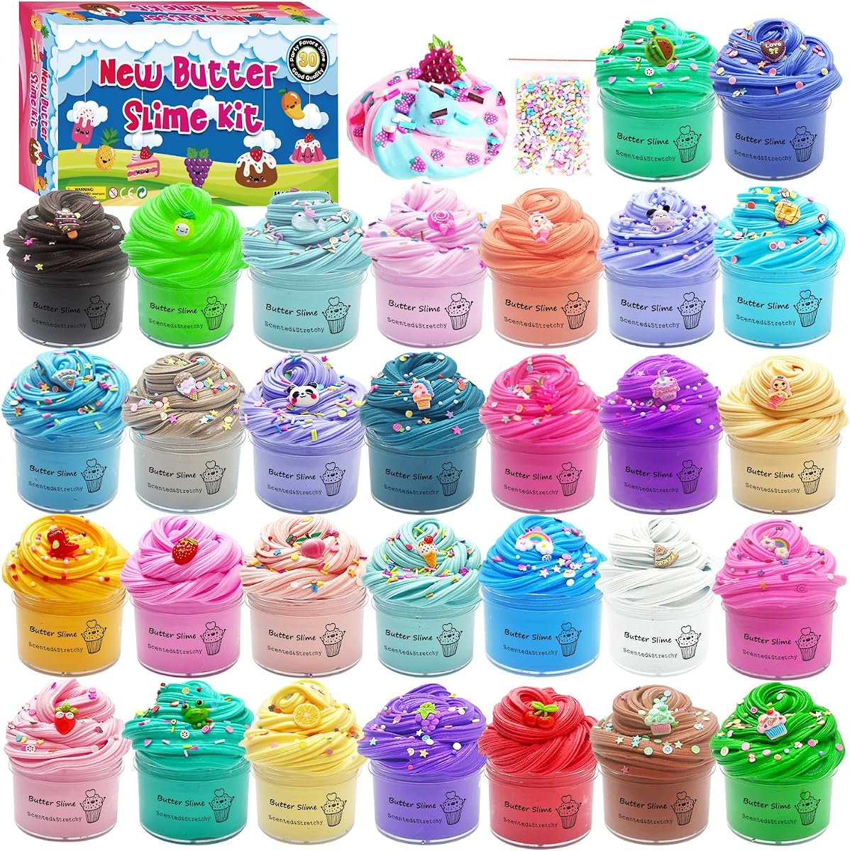 Scented Butter Slime 30-Pack