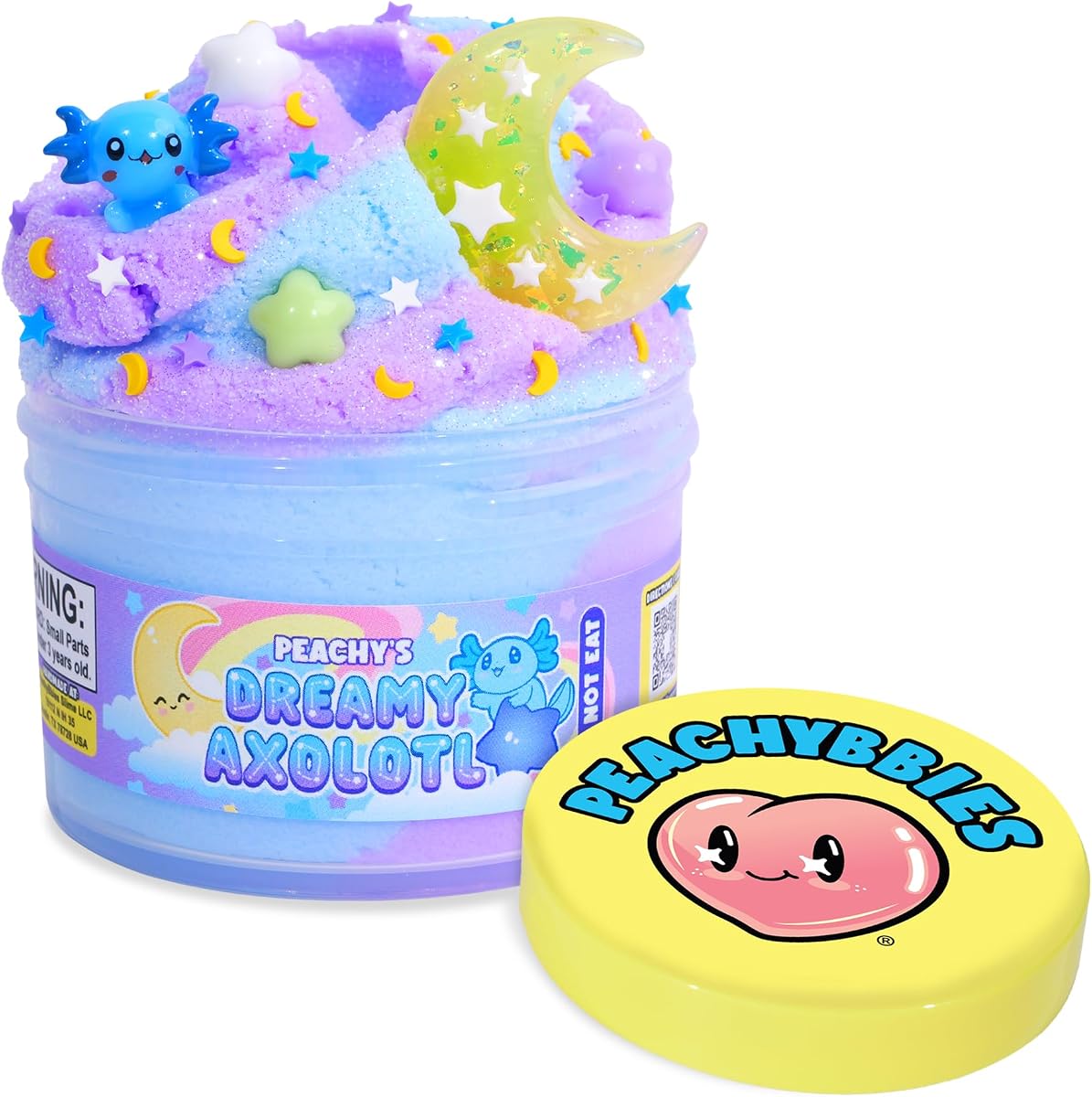 Peachybbies Dreamy Axolotl Cloud Slime